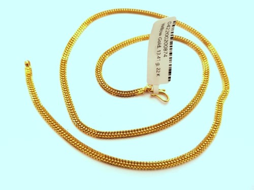 22ct gold rope chain