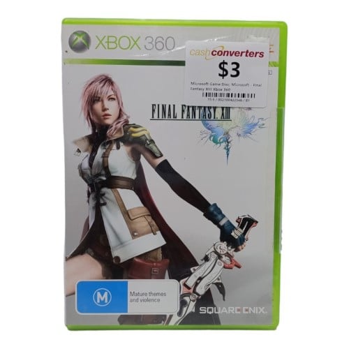 final fantasy xiii xbox 360 3 discs