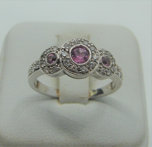 Michael hill white sapphire on sale ring