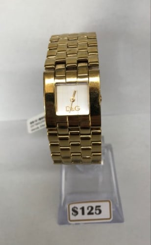 D&g discount watches gold