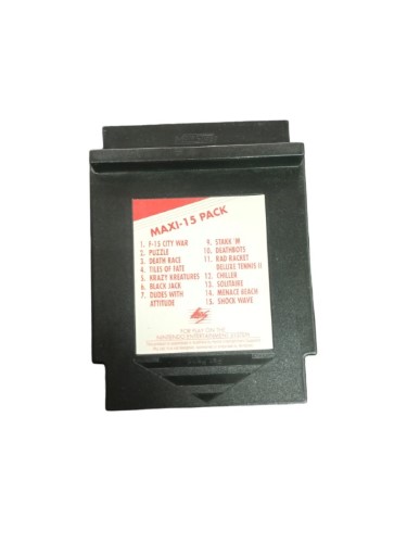 maxi 15 game cartridge