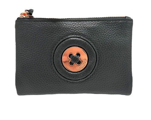 Black discount mimco purse