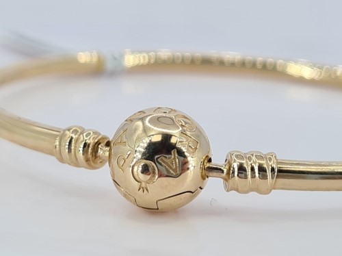 Pandora gold 2024 bangle sale