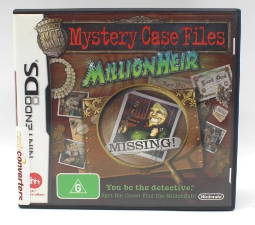 Mystery Case Files: Millionheir Nintendo DS | 024800084412 | Cash ...