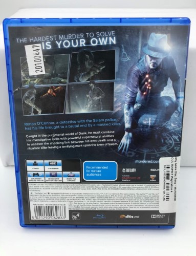 Murdered Soul Suspect Playstation 4 (PS4) | 055300040169 | Cash Converters