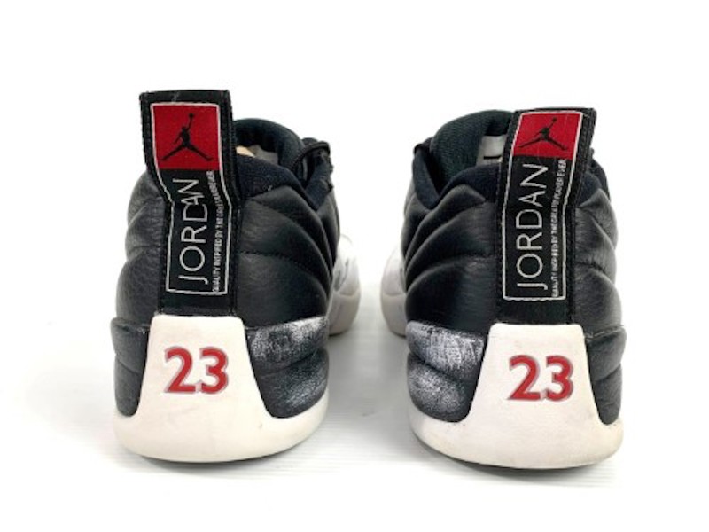 Nike Mens Air Jordan 12 Retro Low Playoff Black/Red-White 308317-004