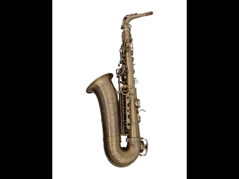 New Blue and Gold Alto Saxophone in Case - Suitable for both Professionals  Age 9
