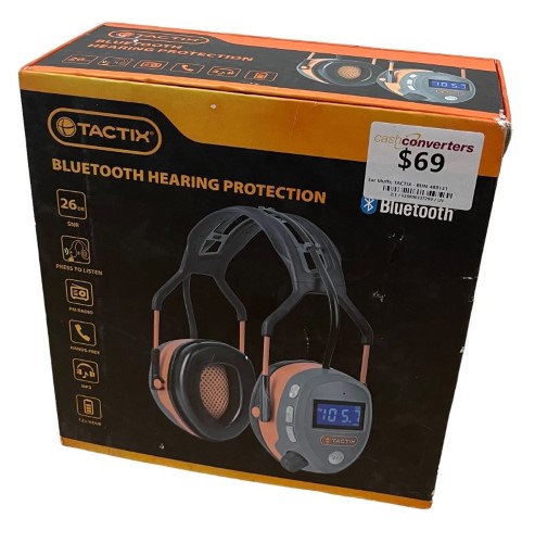 Tactix bluetooth 2024 hearing protection