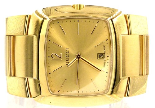 Gold gucci watch outlet mens