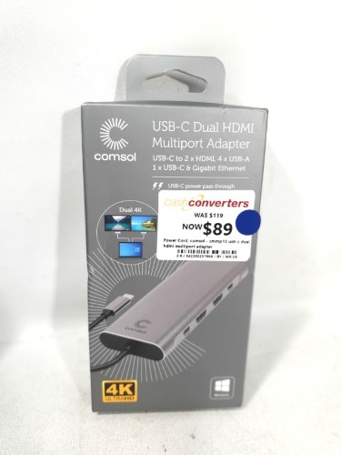 Comsol Usb-C Dual Hdmi Multiport Adapter | 042200257997 | Cash Converters