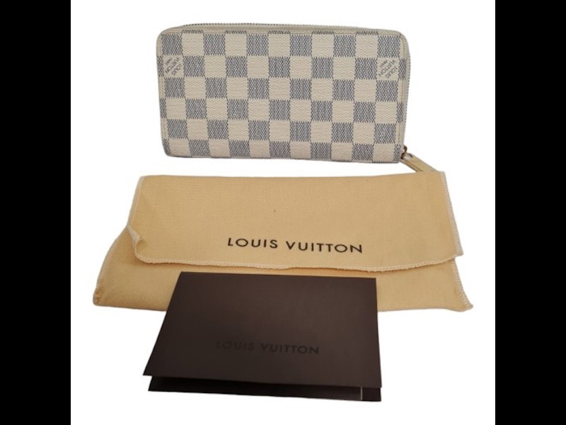 Louis Vuitton, Bags, Louis Vuitton Damier Azur Zippy Wallet