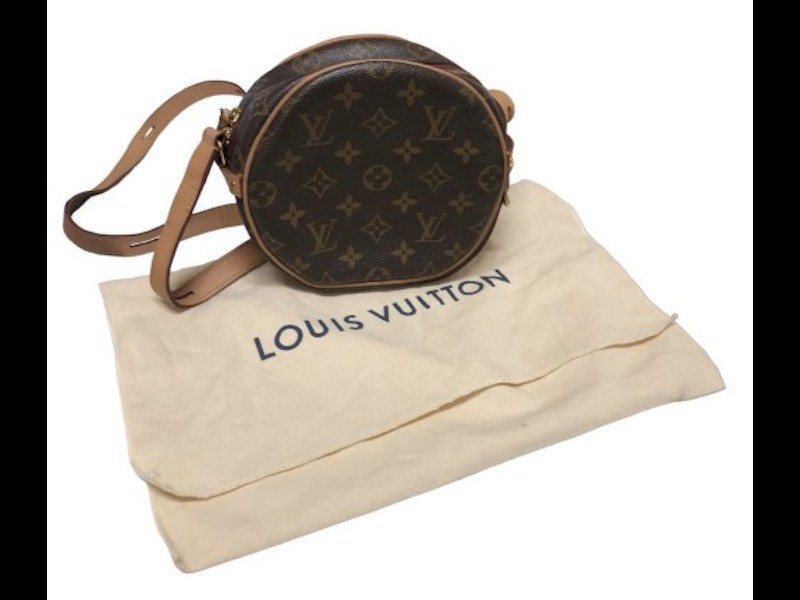 Louis+Vuitton+Boite+Chapeau+Souple+Crossbody+MM+Brown+Canvas for