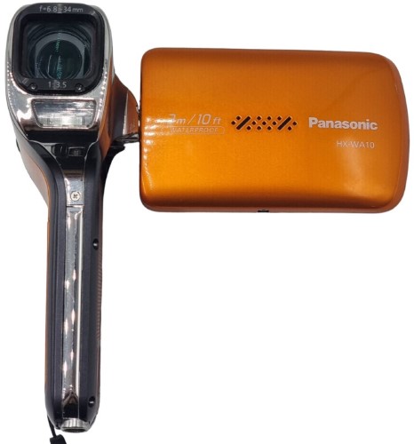 Panasonic HD Waterproof Dual Camcorder Hx-Wa10 Orange
