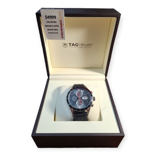 Tag Heuer Watch Mens Cv2a1m Monaco Grand Prix Limited Carrera