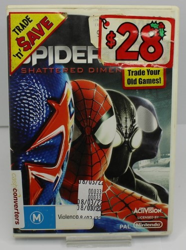 Spiderman-Shattered Dimensions Nintendo Wii | 028600253054 | Cash Converters
