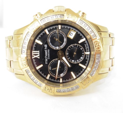 michael hill gold watch with diamonds