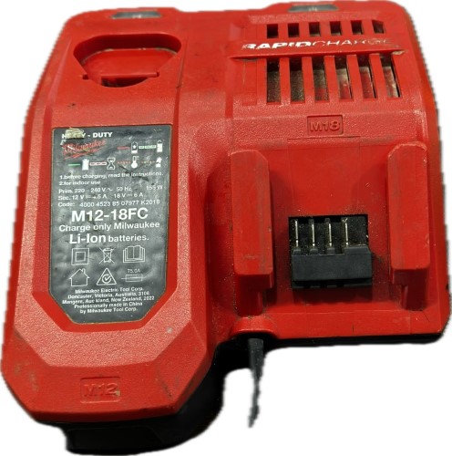 Used milwaukee best sale battery charger