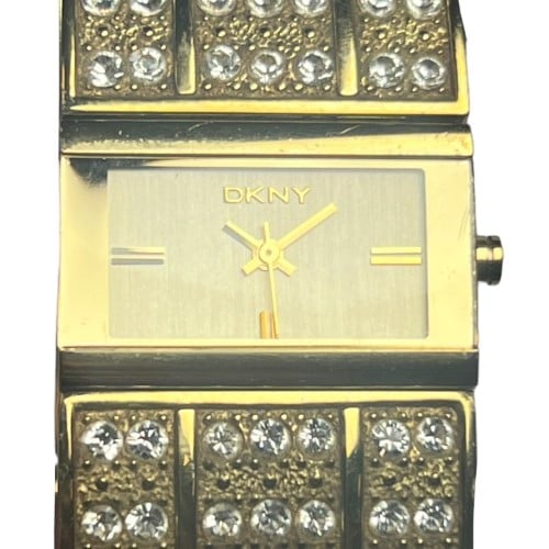 Dkny gold discount watch ladies