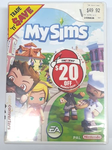 my sims wii save game