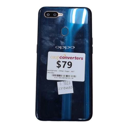 oppo CPH1903 AX7 Blue SIMフリーDSDS 新品 未開封の+fauthmoveis.com.br