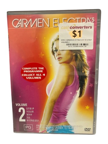 DVD Carmen Electra s Fit To Strip Volume 2 024900190496 Cash