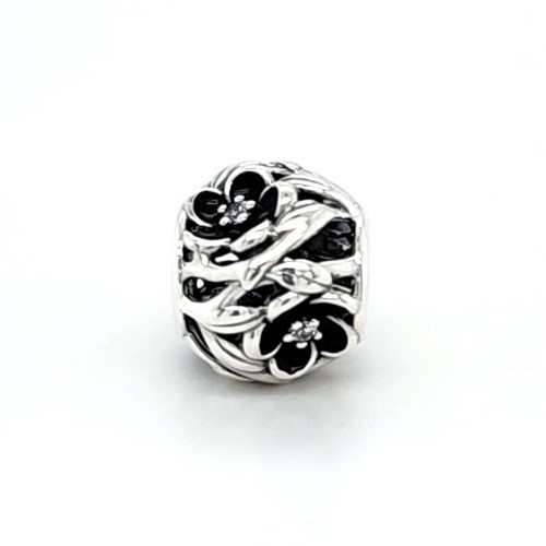 Pandora Mystic Floral Openwork (791409 Rrp.$69) Silver Charm 1.77G ...