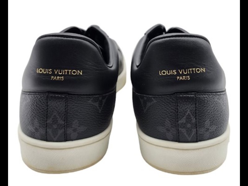 Louis Vuitton Luxembourg Black Sneaker Shoes Men 9 New for