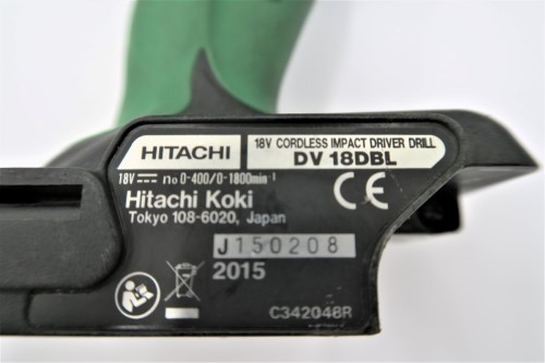 Hitachi dv18dbl online