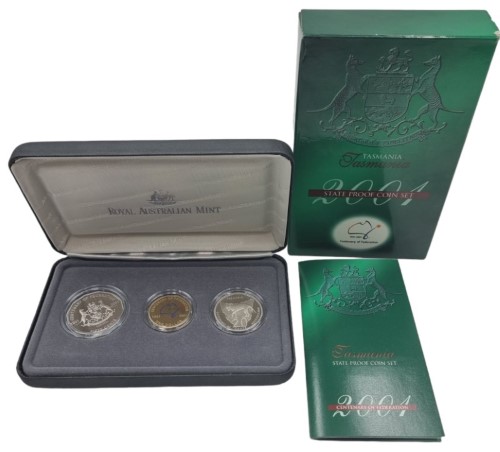 Royal Australian Mint 2001 State Proof Coin Set Silver