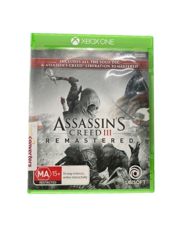 Assassins Creed 3 Remastered Xbox One 042600773908 Cash Converters