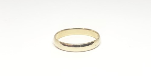 Unisex 18Ct Yellow Gold Plain Band Ring 18ct Yellow Gold Unisex Ring ...