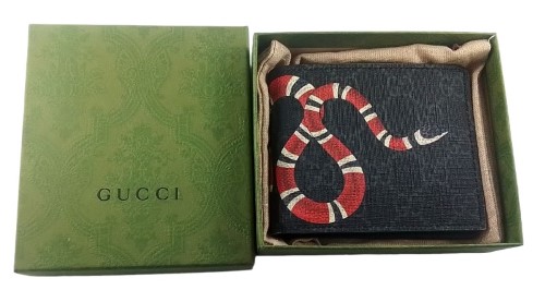 Gucci Kingsnake Print GG Supreme Wallet Farfetch