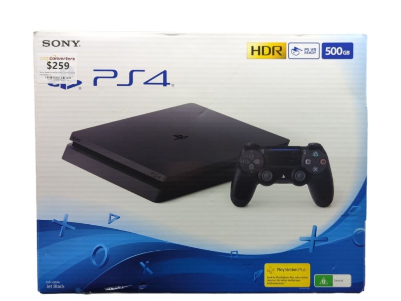 2024 PlayStation 4 Console in Black