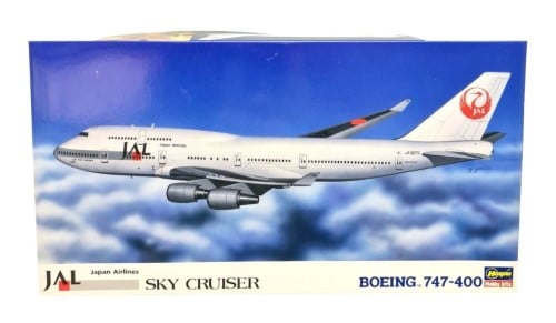 Hasegawa 1992 Scale-¹⁄₂₀₀ Japan Airlines Boeing 747-400 Sky 