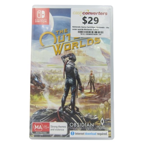 Outer worlds outlet switch cartridge