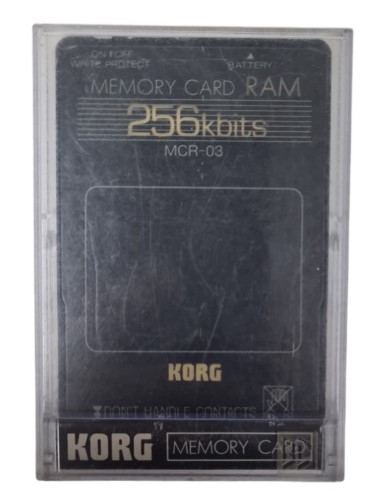 korg mcr-03 memory card-