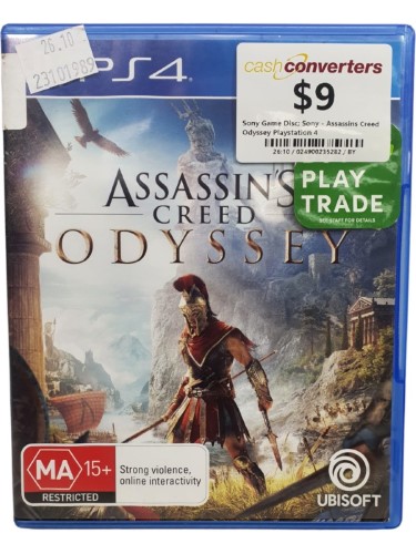 Assassins Creed Odyssey Playstation 4 Ps4 024900235282 Cash