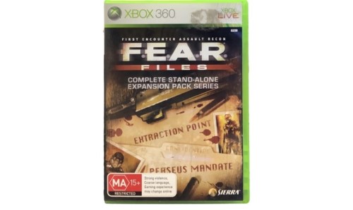 F.E.A.R Files [Complete Stand-Alone Expansion Pack Series] Xbox 360 ...