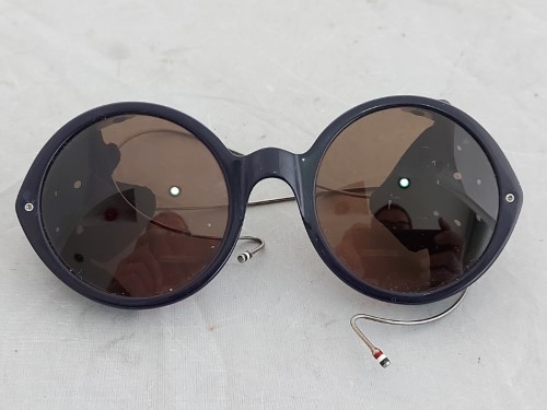 thom browne sunglasses blue