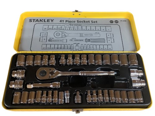 Stanley 41 piece socket shop set