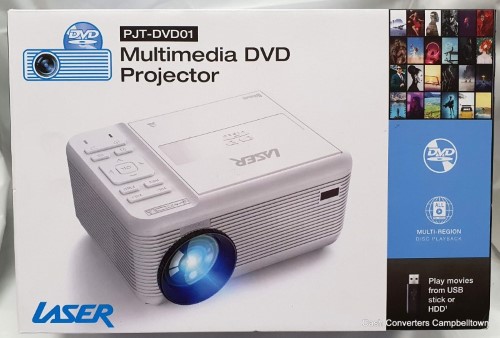 Laser Multimedia DVD Projector Pjt-Dvd01 White