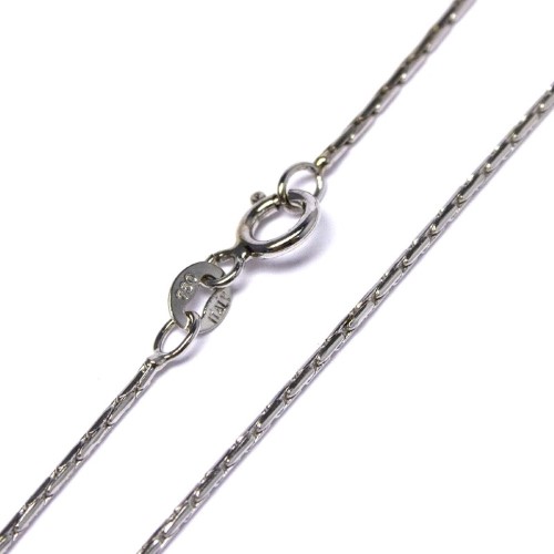 Delicate white online gold chain