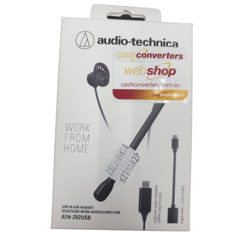 Audio Technica Ath-202Usb Black | 003900477349 | Cash Converters