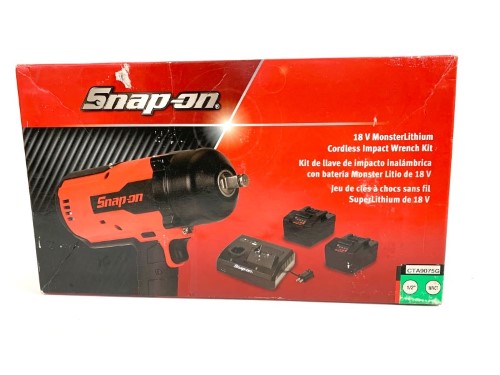 Snap On Cta9075g 18V 1 2 Cordless Impact Wrench Kit