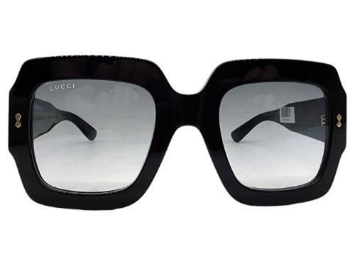 Gucci Eyewear Oversized Studded Sunglasses In Silver | ModeSens