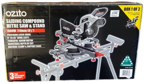 Ozito mitre store saw stand