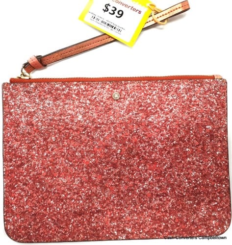 Mimco clearance pink clutch