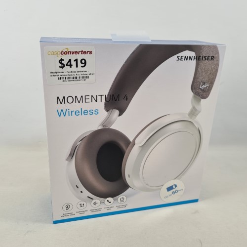 Sennheiser Momentum 4 Wireless M4aebt Grey | 035900229607 | Cash