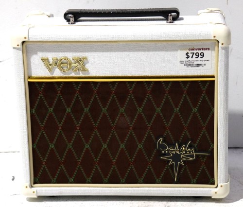 white vox amp