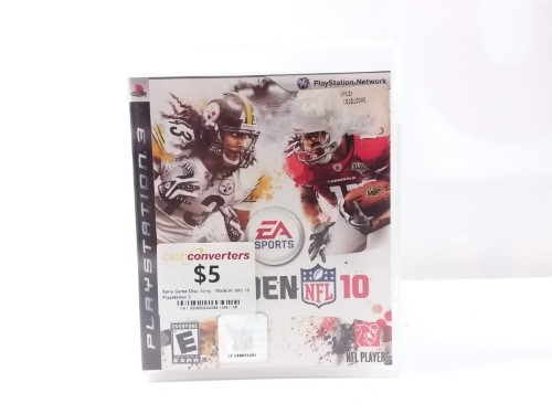 Cash Converters - Sony Ps3 Game MADDEN NFL 10